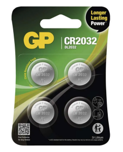 Vhodn balenie ltiovch gombkovch batri GP CR2032  4ks