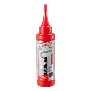 Mazac olej s PTFE do nronch podmienok Cyclon Bike Care WET LUBE  -125ml